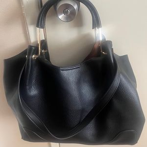 Black handbag